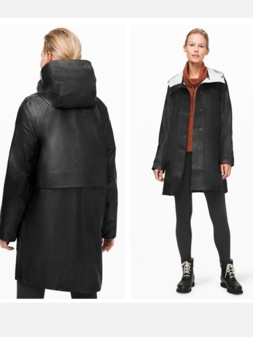 lululemon Into The drizzle Hooded Rain Trench